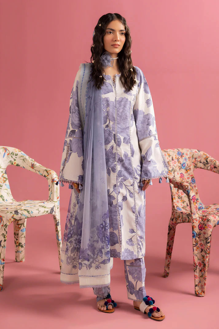 Alizeh | Sheen Lawn Prints 24 | Pearl Mist - Khanumjan  Pakistani Clothes and Designer Dresses in UK, USA 