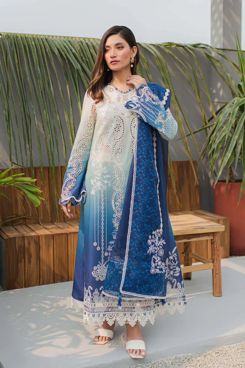 Qalamkar | Q Line Lawn Collection | JK-07 ELZA - Khanumjan  Pakistani Clothes and Designer Dresses in UK, USA 
