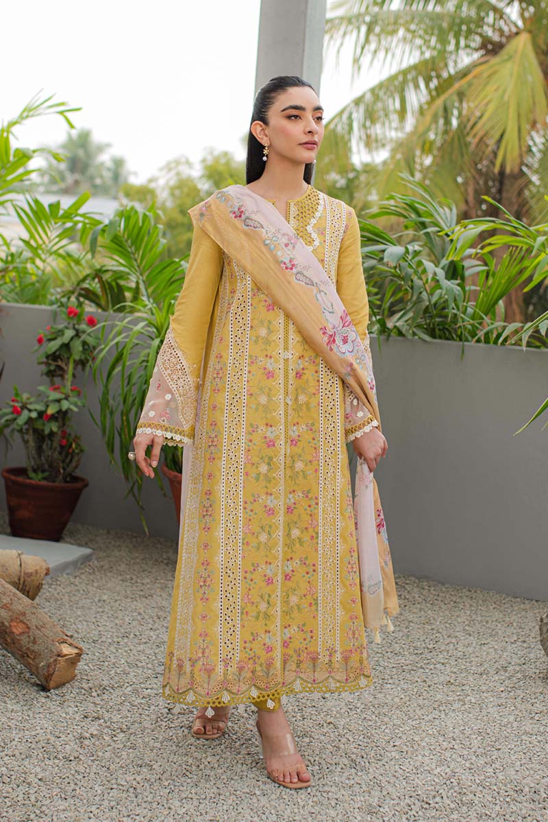 Qalamkar | Q Line Lawn Collection | JK-15 MIEL - Khanumjan  Pakistani Clothes and Designer Dresses in UK, USA 