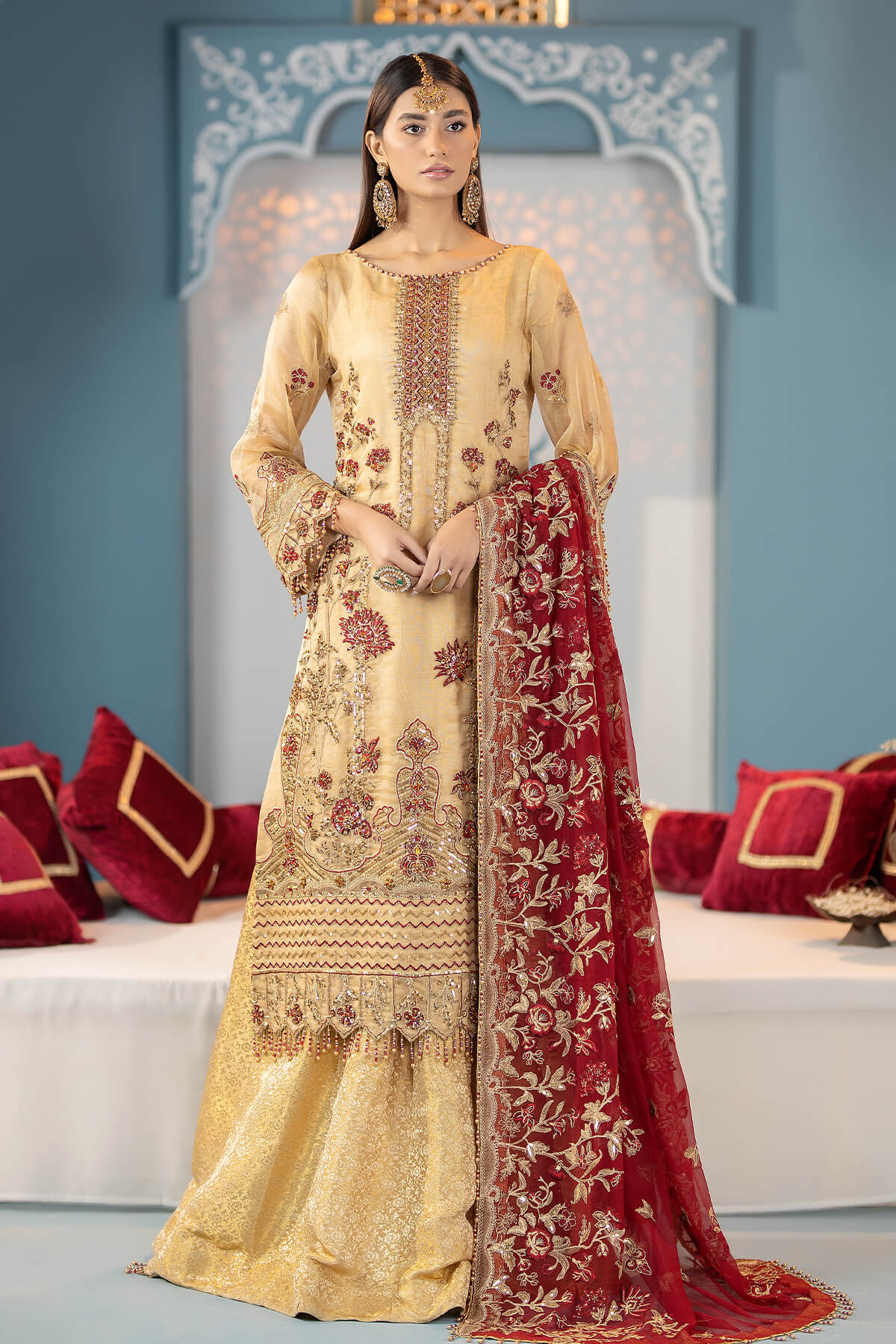 Raeesa Premium | LUXURY COLLECTION 23 |  HU-2007 - Khanumjan  Pakistani Clothes and Designer Dresses in UK, USA 