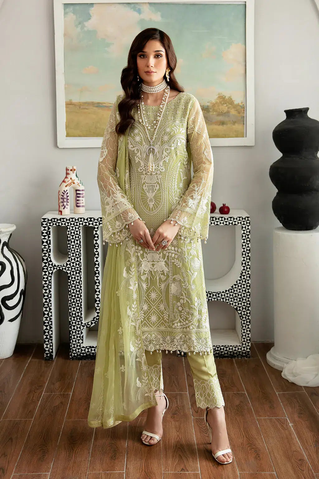 Ramsha | Rangoon Chiffon Collection | D-1105 - Khanumjan  Pakistani Clothes and Designer Dresses in UK, USA 