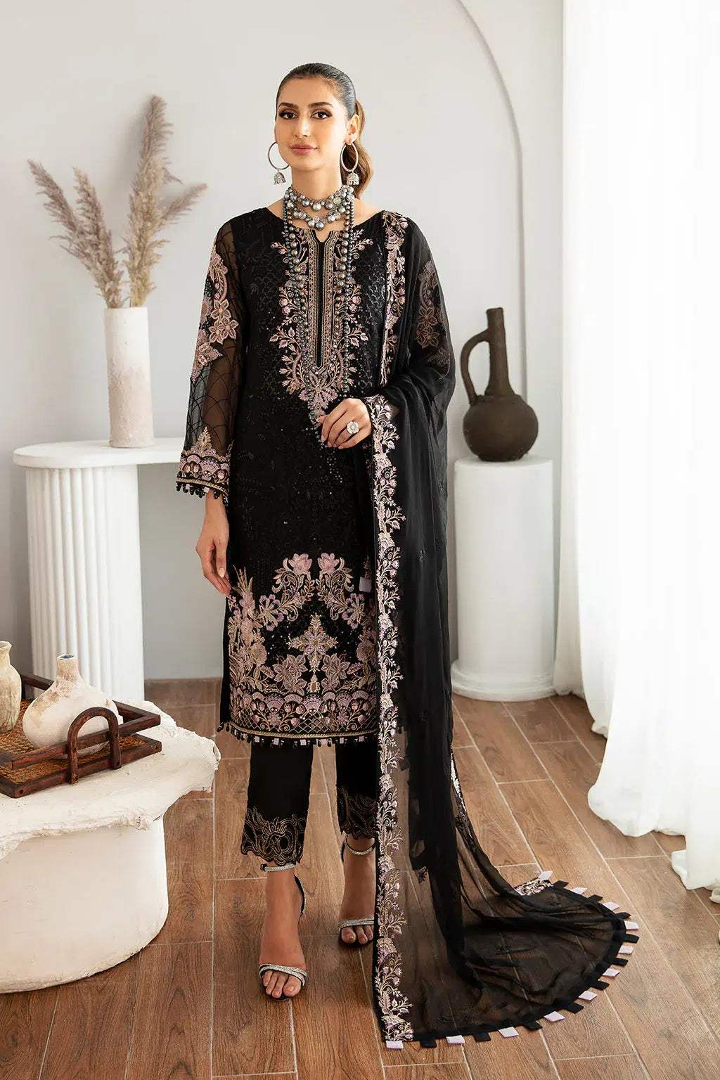 Ramsha | Rangoon Chiffon Collection | D-1106 - Khanumjan  Pakistani Clothes and Designer Dresses in UK, USA 