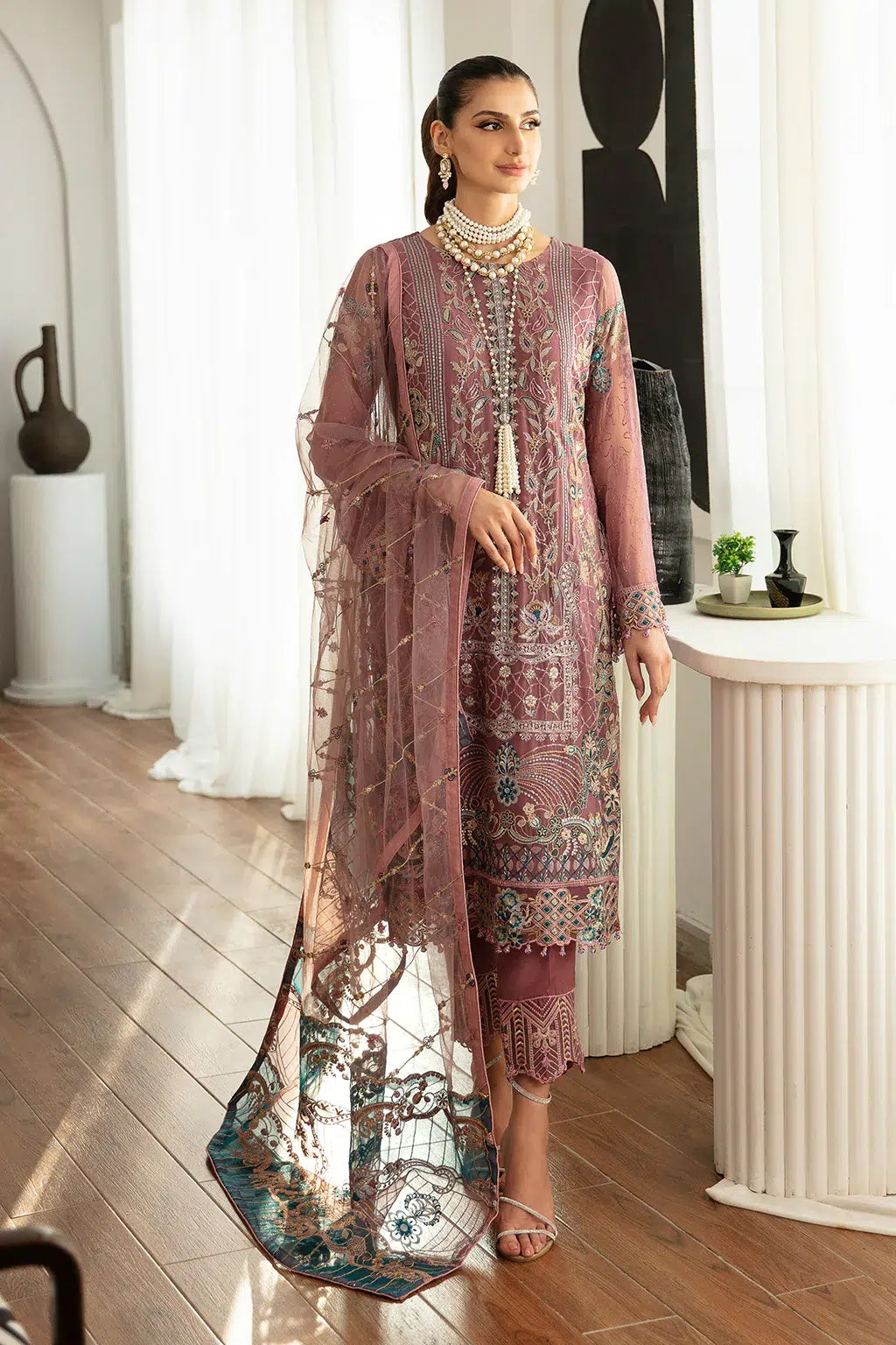 Ramsha | Rangoon Chiffon Collection | D-1102 - Khanumjan  Pakistani Clothes and Designer Dresses in UK, USA 