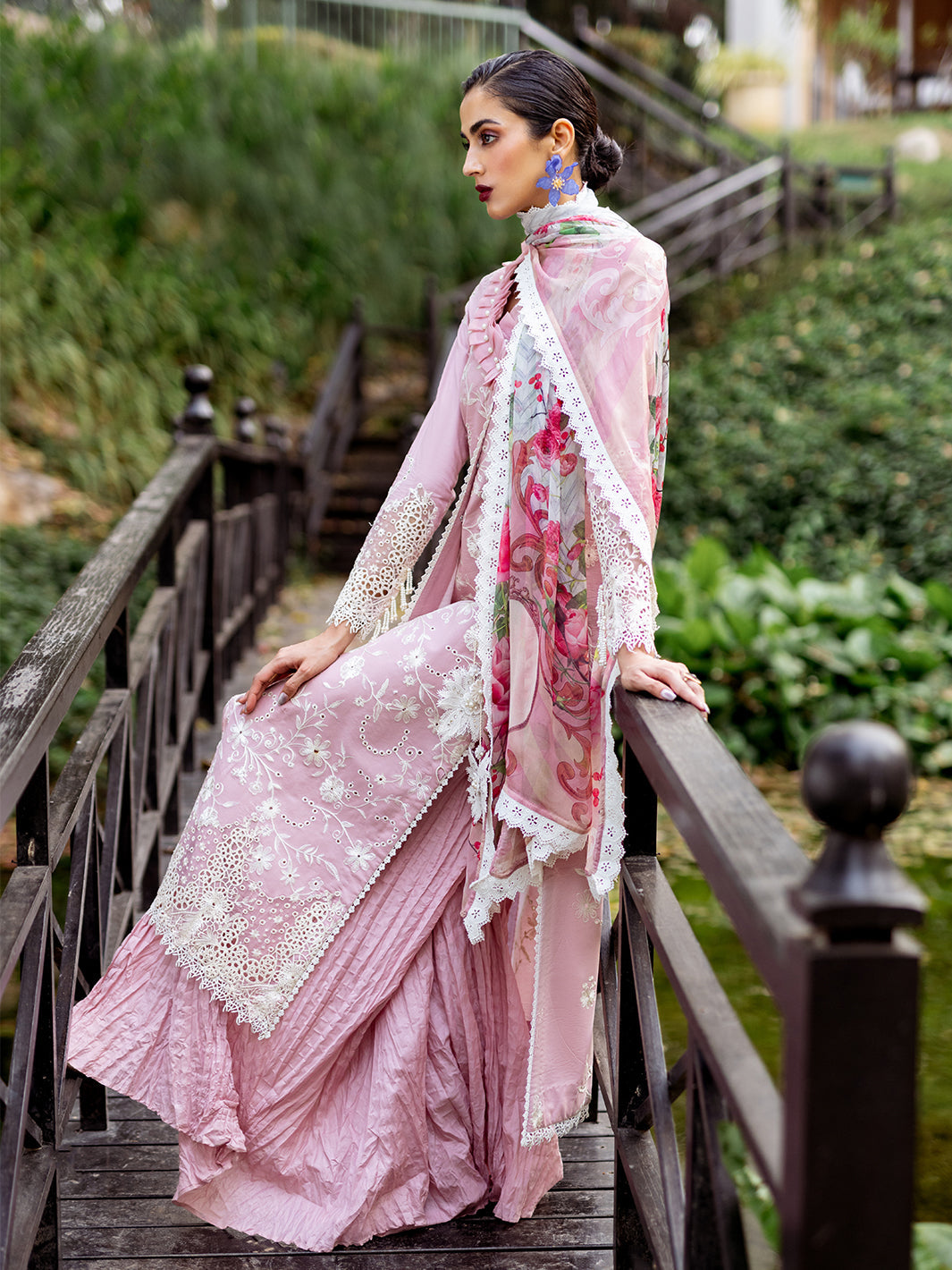 Roheenaz | Dahlia Embroidered Lawn 24 | Lily - Khanumjan  Pakistani Clothes and Designer Dresses in UK, USA 