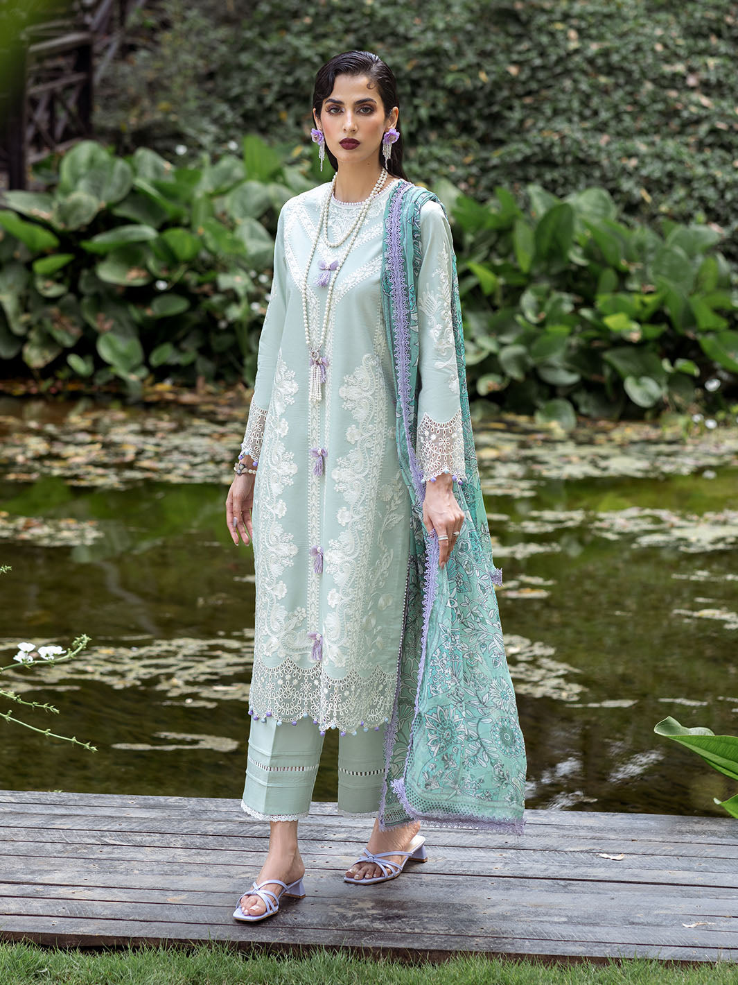 Roheenaz | Dahlia Embroidered Lawn 24 | Gardenia - Khanumjan  Pakistani Clothes and Designer Dresses in UK, USA 