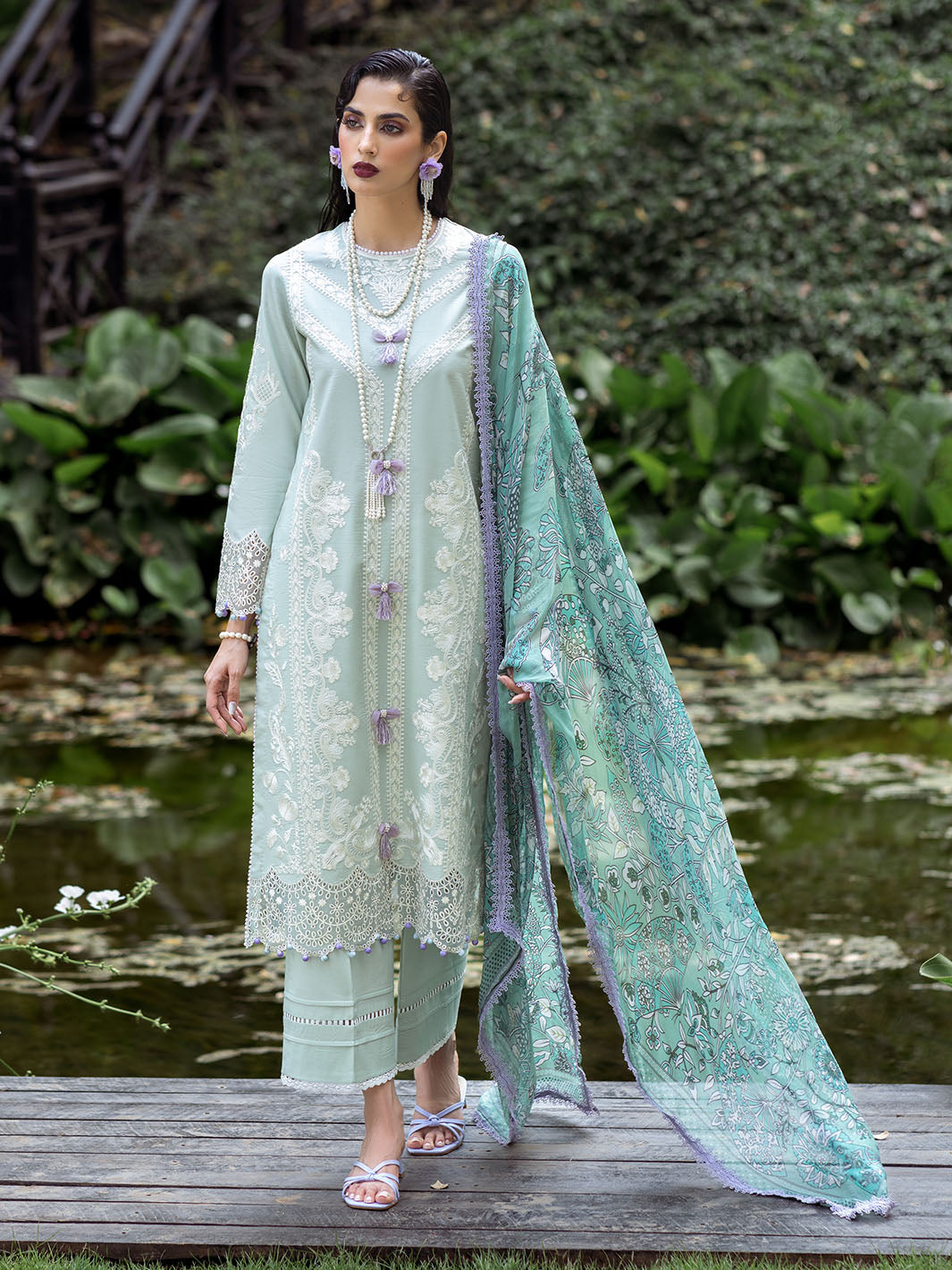 Roheenaz | Dahlia Embroidered Lawn 24 | Gardenia - Khanumjan  Pakistani Clothes and Designer Dresses in UK, USA 