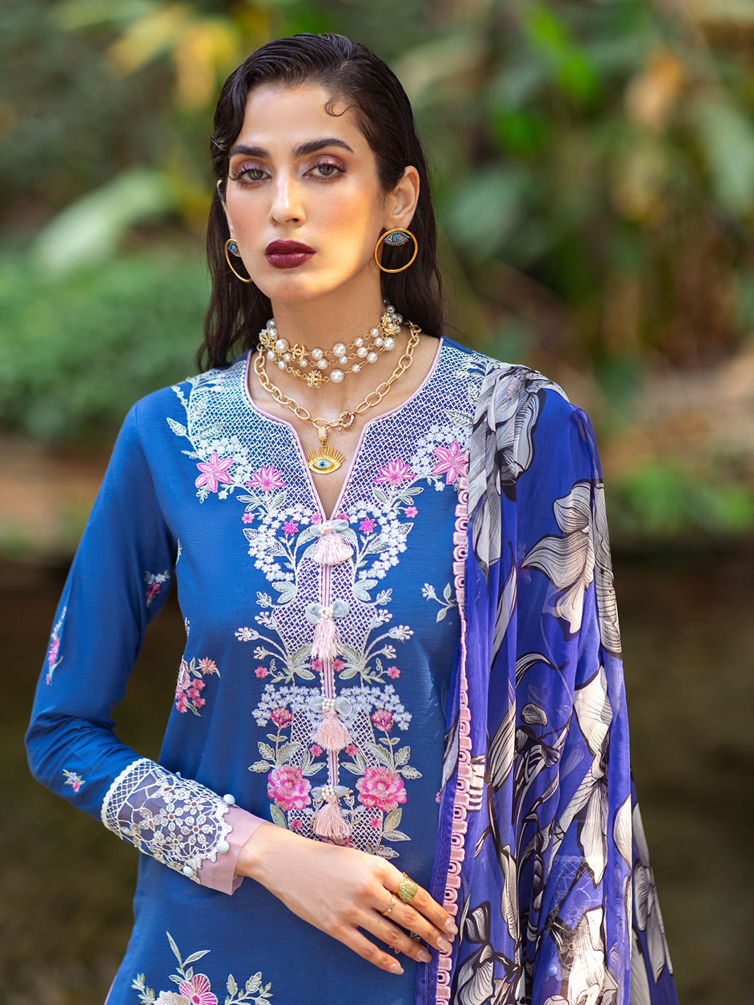 Roheenaz | Dahlia Embroidered Lawn 24 | Bluebell - Khanumjan  Pakistani Clothes and Designer Dresses in UK, USA 