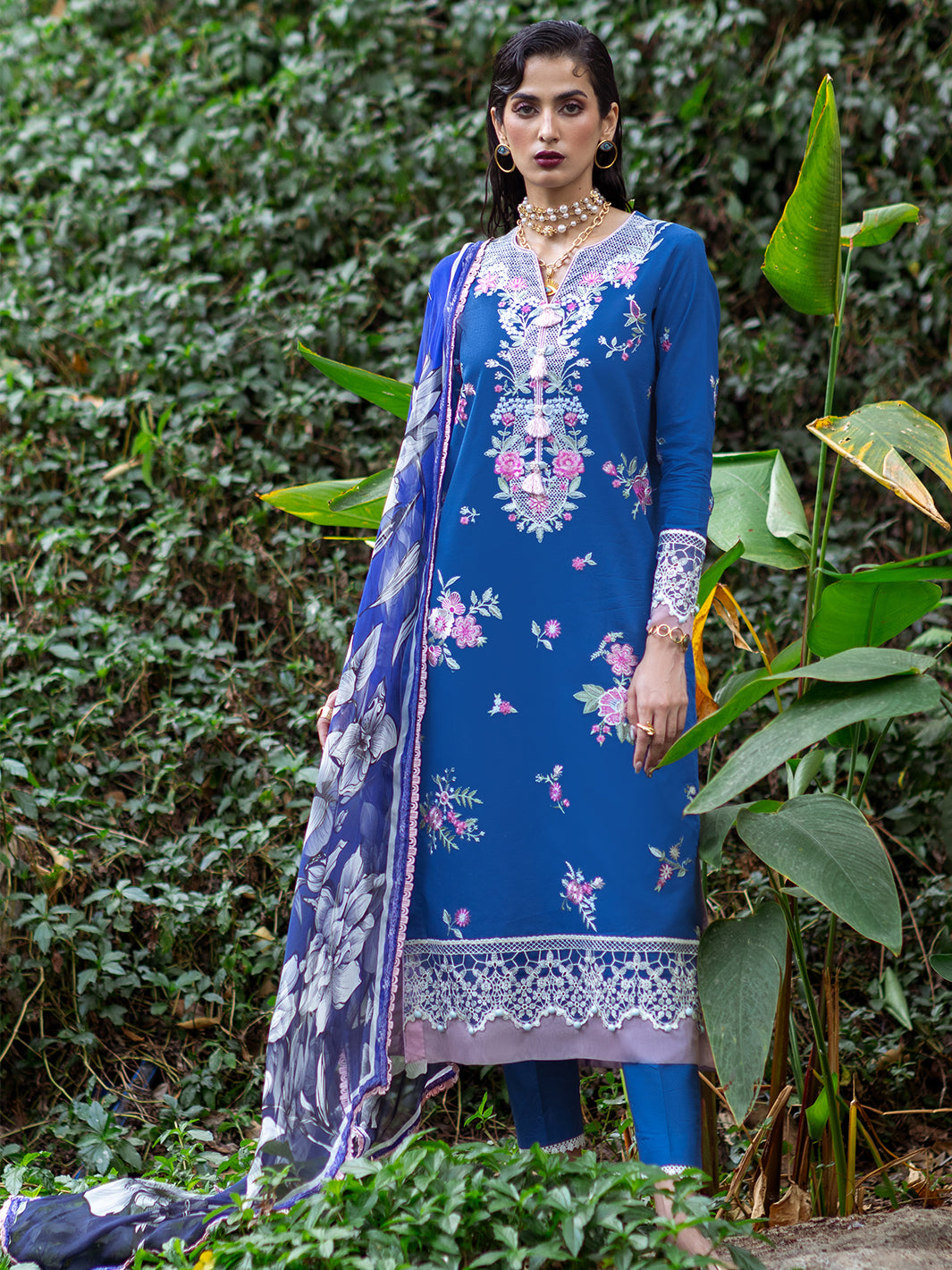 Roheenaz | Dahlia Embroidered Lawn 24 | Bluebell - Khanumjan  Pakistani Clothes and Designer Dresses in UK, USA 