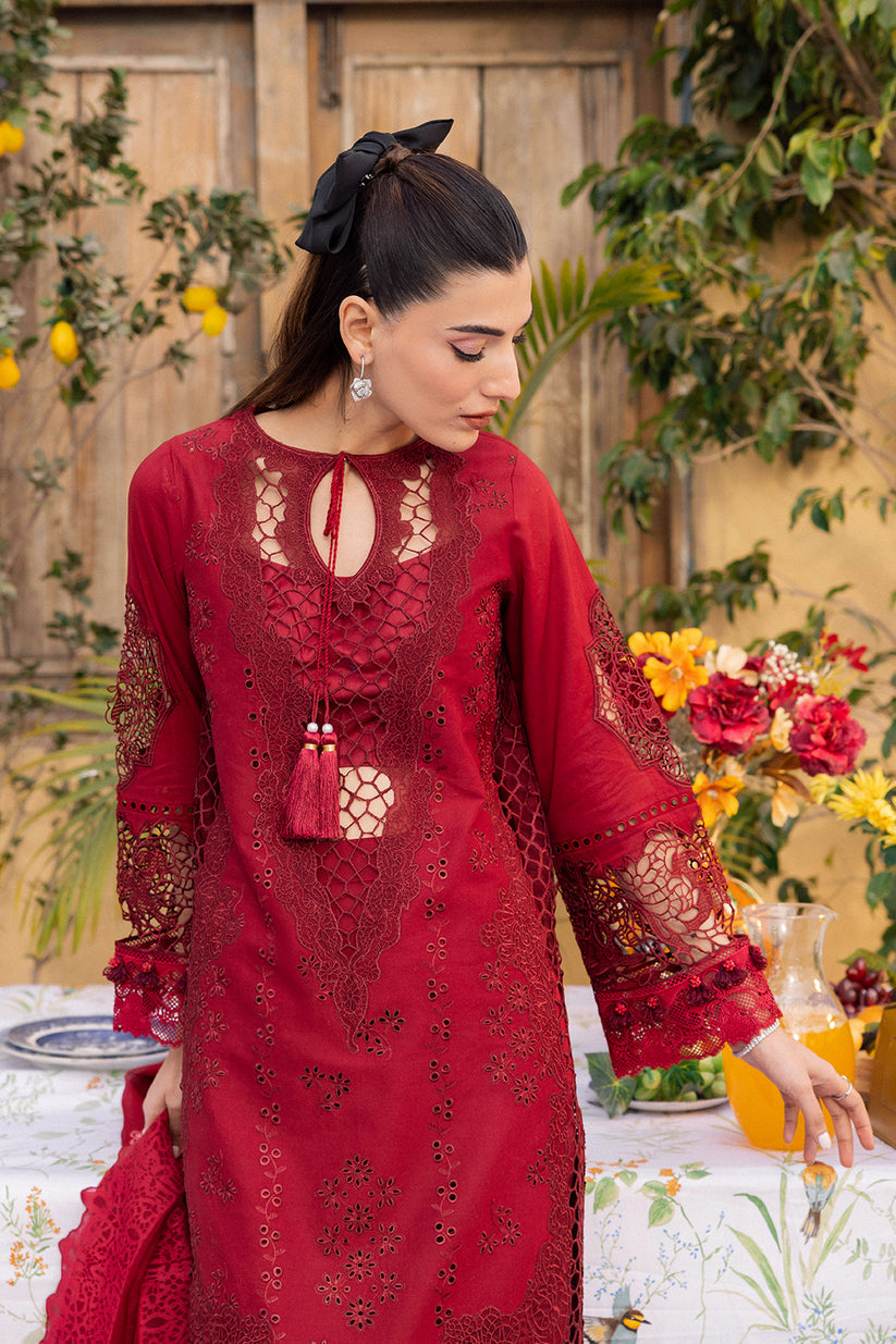 Saad Shaikh | La’Amour Luxury Lawn | Rose - Khanumjan  Pakistani Clothes and Designer Dresses in UK, USA 