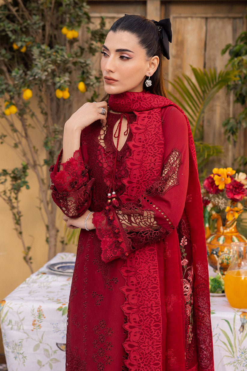 Saad Shaikh | La’Amour Luxury Lawn | Rose - Khanumjan  Pakistani Clothes and Designer Dresses in UK, USA 