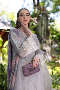 Noor by Saadia Asad | Luxury Chikankari Lawn’24 | D1-B Grey Ombre - Khanumjan  Pakistani Clothes and Designer Dresses in UK, USA 