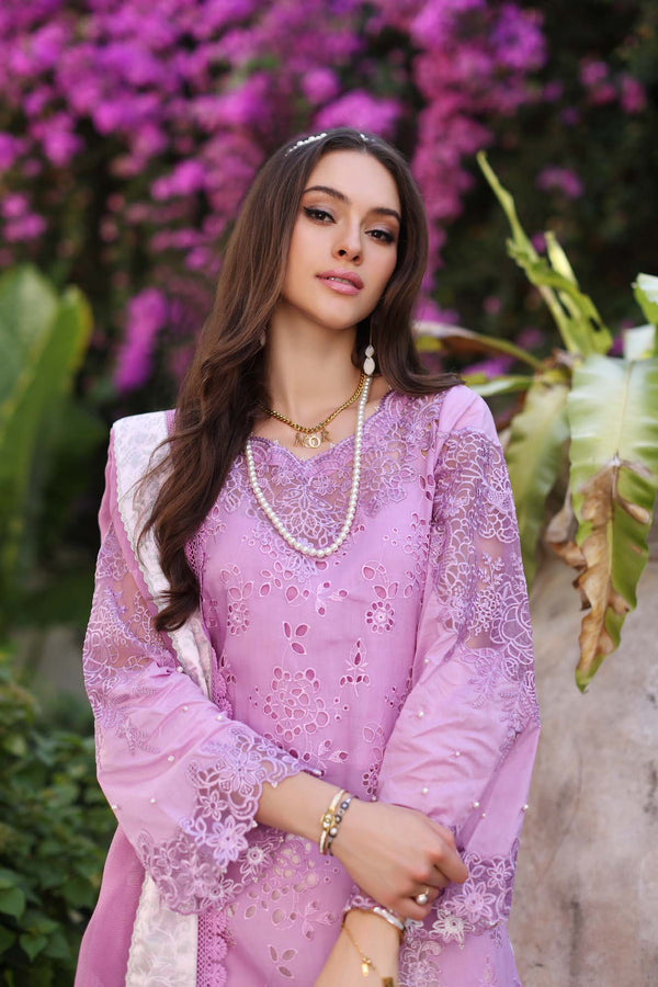 Noor by Saadia Asad | Luxury Chikankari Lawn’24 | D9-A Pink - Khanumjan  Pakistani Clothes and Designer Dresses in UK, USA 