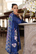 Noor by Saadia Asad | Luxury Chikankari Lawn’24 | D10-B Blue Electric - Khanumjan  Pakistani Clothes and Designer Dresses in UK, USA 