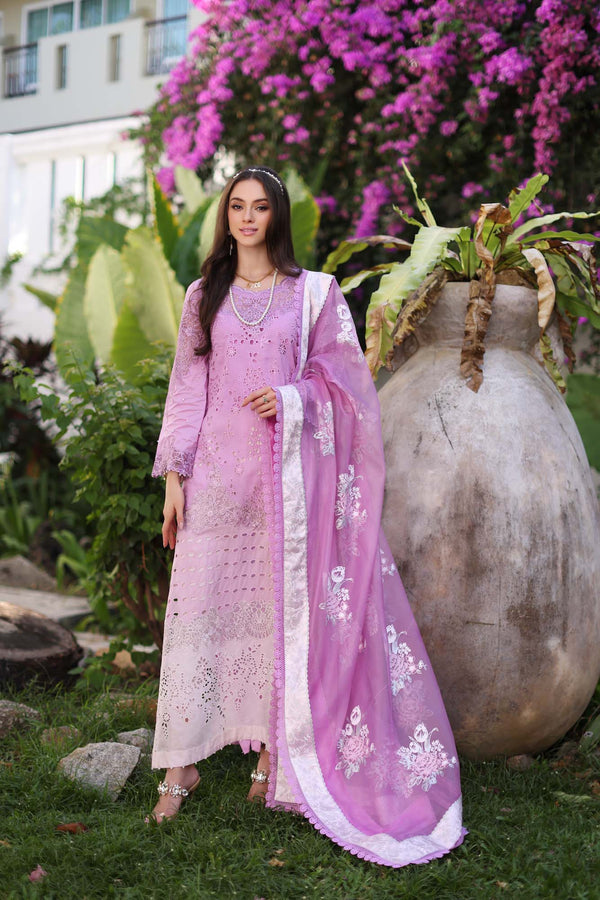 Noor by Saadia Asad | Luxury Chikankari Lawn’24 | D9-A Pink - Khanumjan  Pakistani Clothes and Designer Dresses in UK, USA 