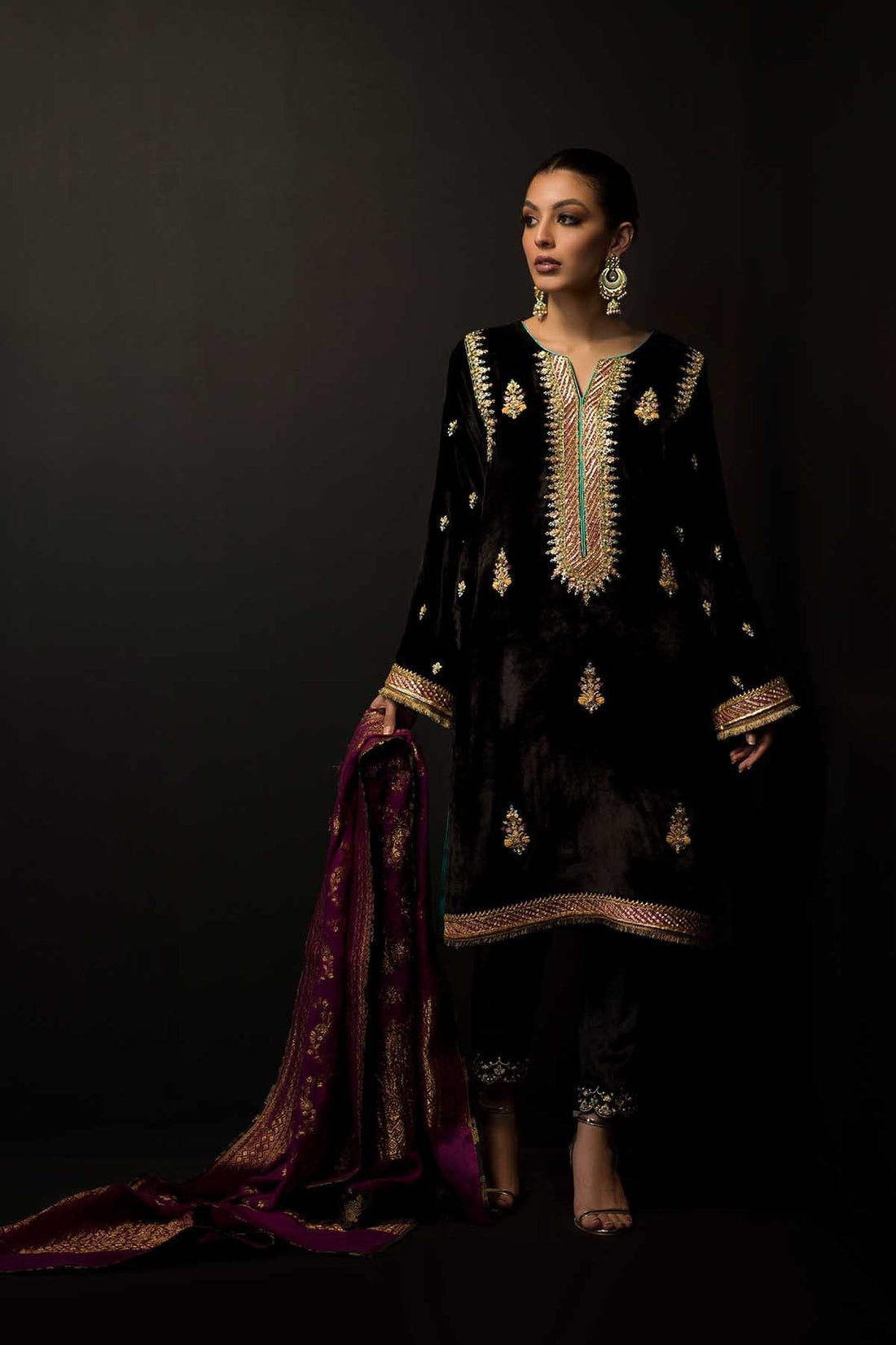 Sana Abbas | Wedding Formals | Black Opal