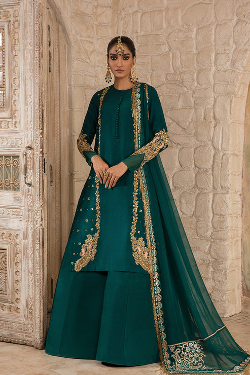 Saffron | Persia Wedding Collection | Emerald Elegance - Khanumjan  Pakistani Clothes and Designer Dresses in UK, USA 