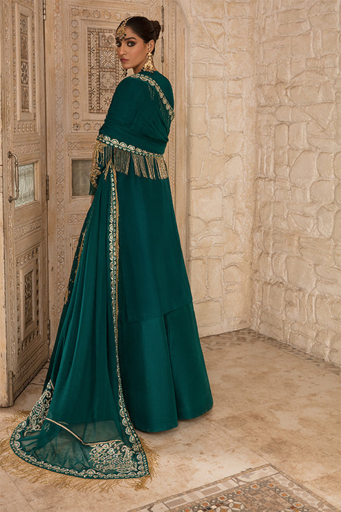 Saffron | Persia Wedding Collection | Emerald Elegance - Khanumjan  Pakistani Clothes and Designer Dresses in UK, USA 