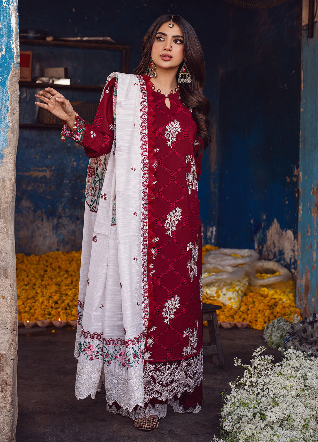 Sahane | Sahakari Chikankari Lawn Edit 24 | Gulaab - Khanumjan  Pakistani Clothes and Designer Dresses in UK, USA 