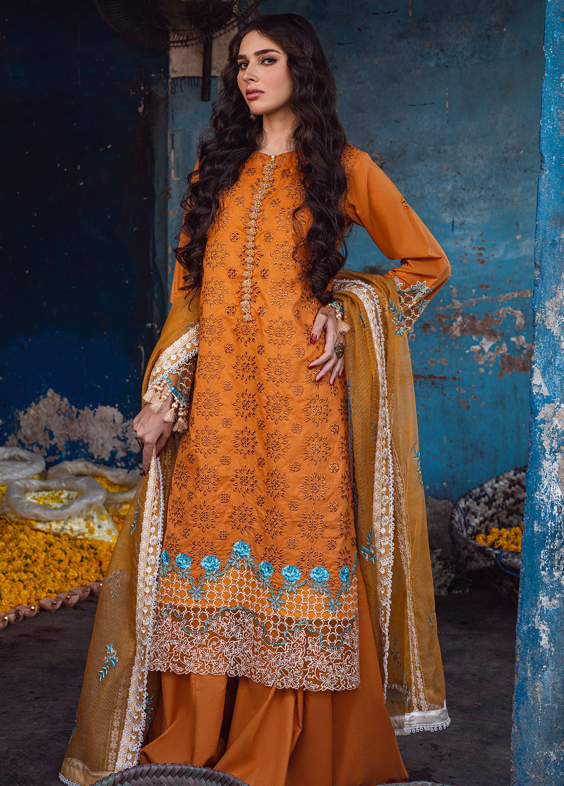 Sahane | Sahakari Chikankari Lawn Edit 24 | Mashal - Khanumjan  Pakistani Clothes and Designer Dresses in UK, USA 