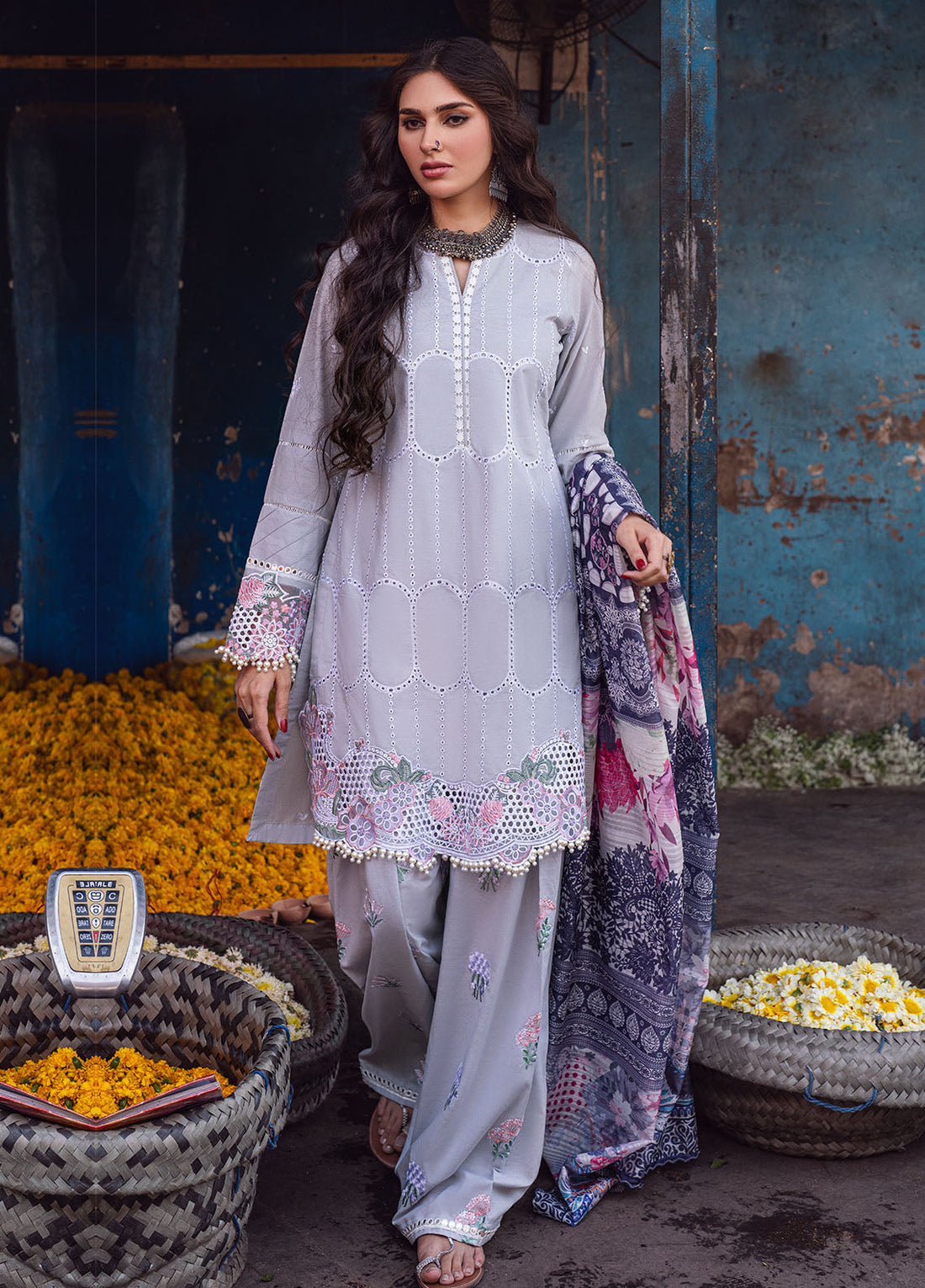 Sahane | Sahakari Chikankari Lawn Edit 24 | Dastaan - Khanumjan  Pakistani Clothes and Designer Dresses in UK, USA 