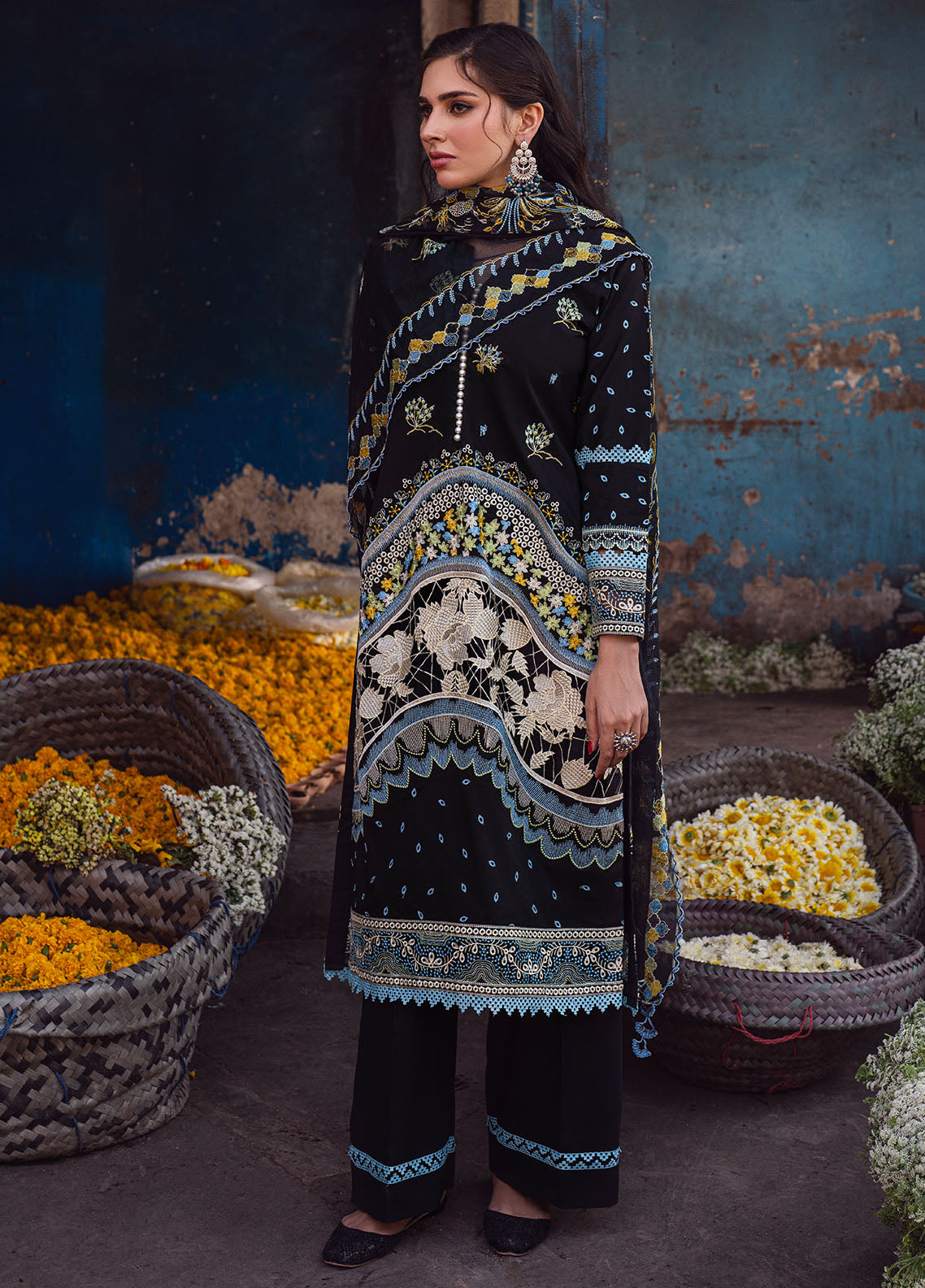 Sahane | Sahakari Chikankari Lawn Edit 24 | Kashish - Khanumjan  Pakistani Clothes and Designer Dresses in UK, USA 