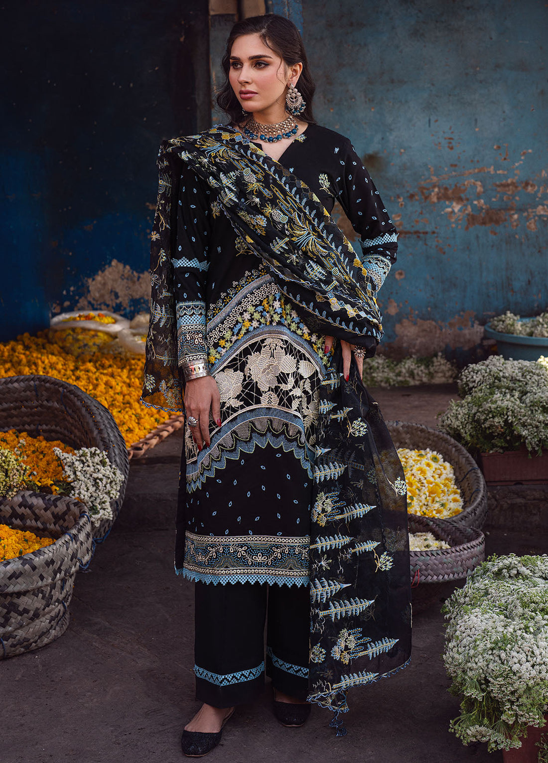 Sahane | Sahakari Chikankari Lawn Edit 24 | Kashish - Khanumjan  Pakistani Clothes and Designer Dresses in UK, USA 