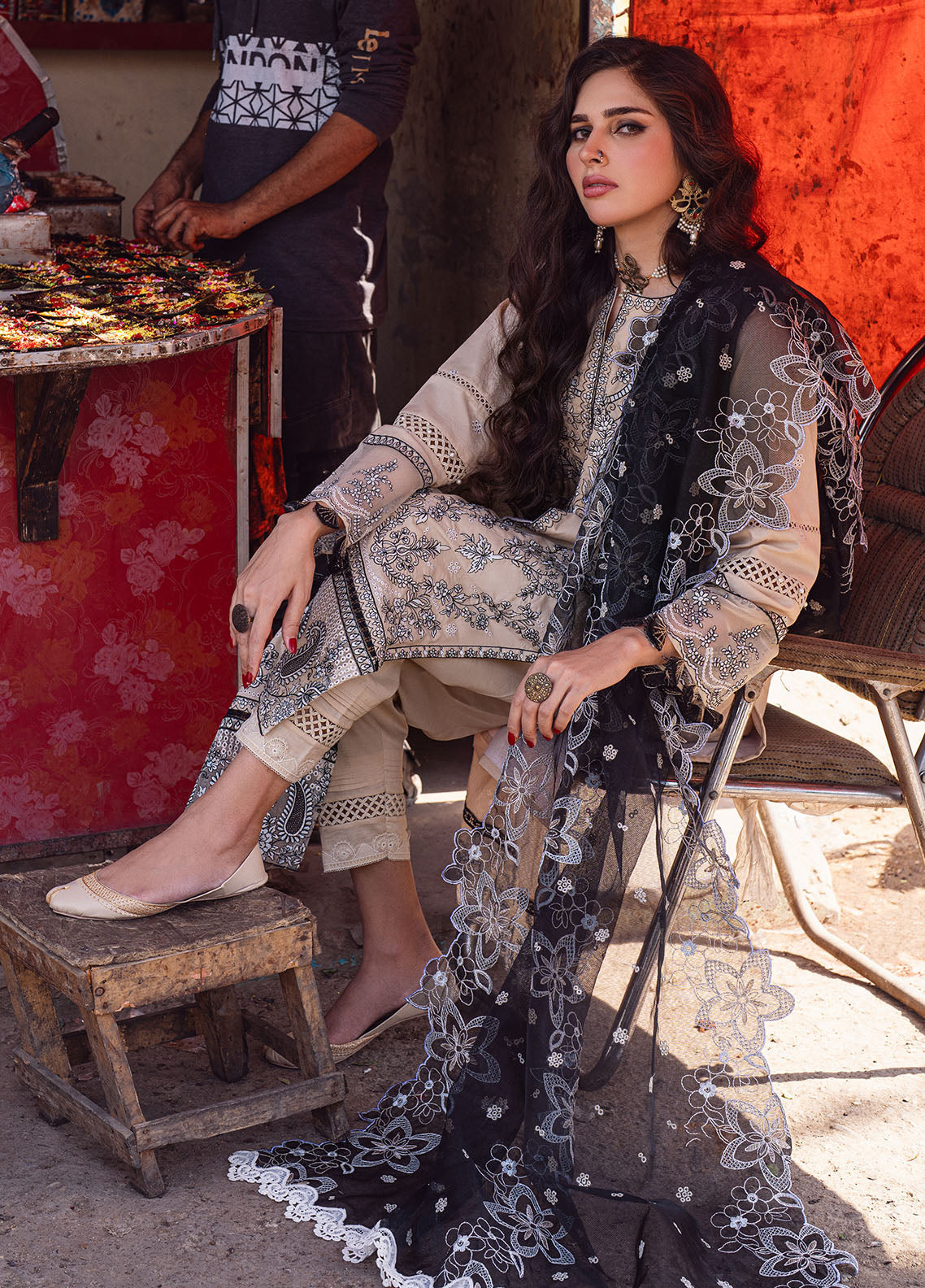 Sahane | Sahakari Chikankari Lawn Edit 24 | Ghazal - Khanumjan  Pakistani Clothes and Designer Dresses in UK, USA 