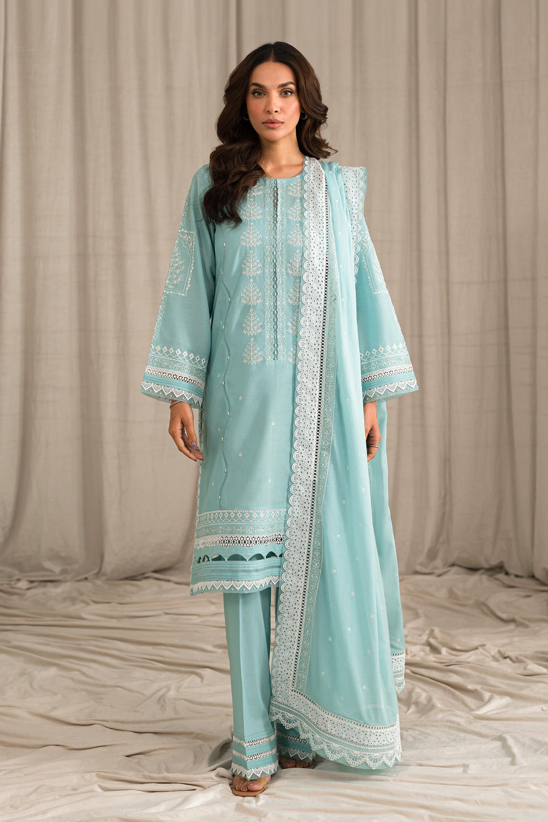 Sahar | Mirage Spring Luxury 24 | Chikankari 3 Piece - Khanumjan  Pakistani Clothes and Designer Dresses in UK, USA 