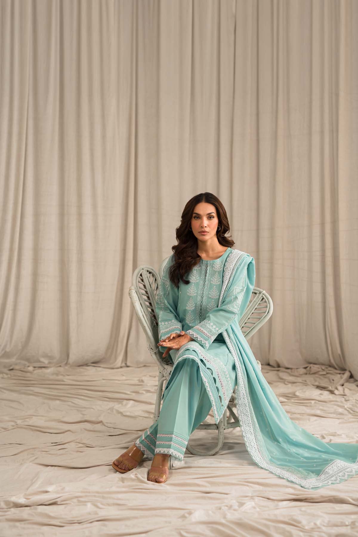 Sahar | Mirage Spring Luxury 24 | Chikankari 3 Piece - Khanumjan  Pakistani Clothes and Designer Dresses in UK, USA 