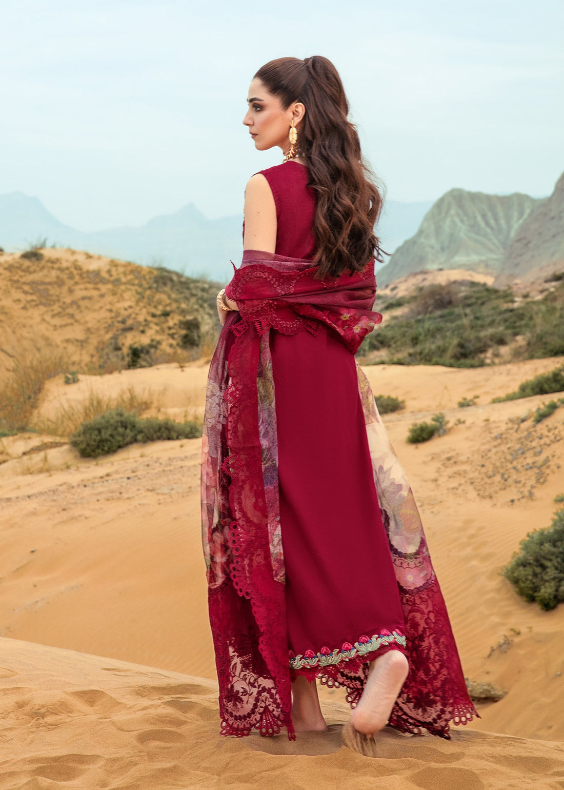 Crimson | Lawn 24 | Lillie de Jong - Cherry - Khanumjan  Pakistani Clothes and Designer Dresses in UK, USA 