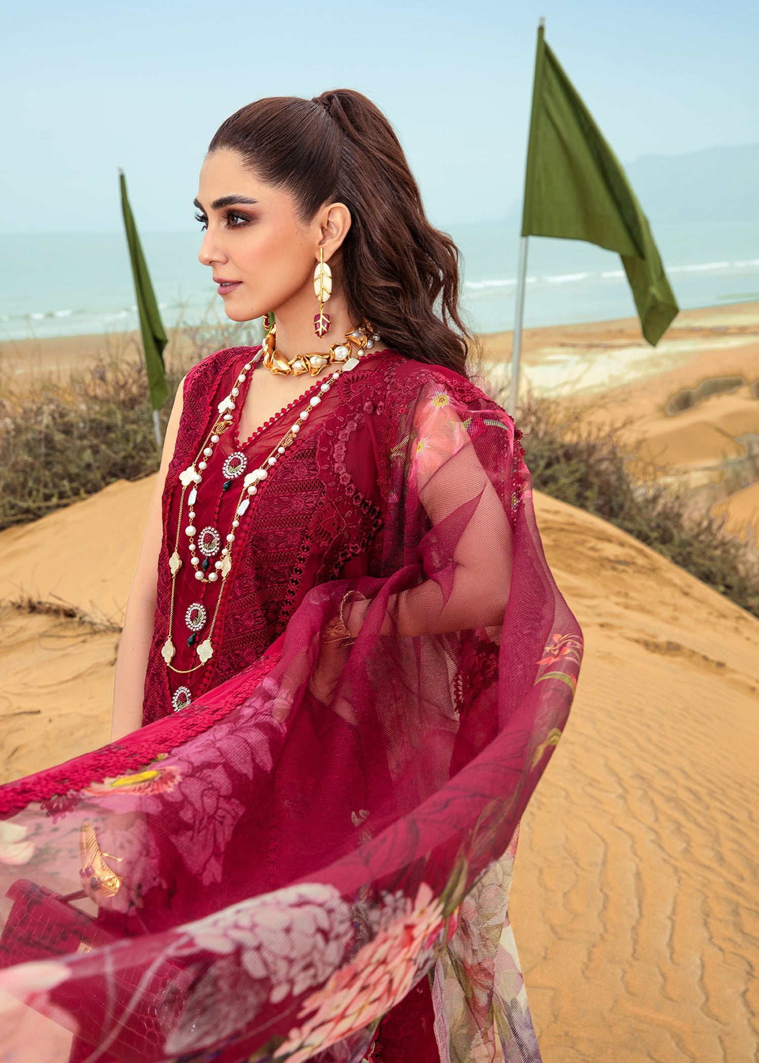 Crimson | Lawn 24 | Lillie de Jong - Cherry - Khanumjan  Pakistani Clothes and Designer Dresses in UK, USA 