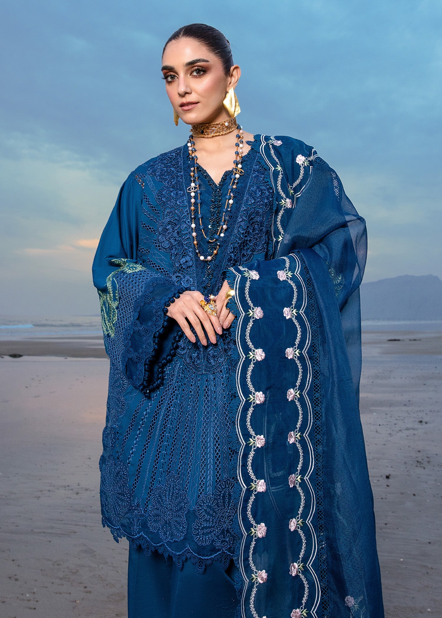 Crimson | Lawn 24 | Ulysses - Midnight - Khanumjan  Pakistani Clothes and Designer Dresses in UK, USA 