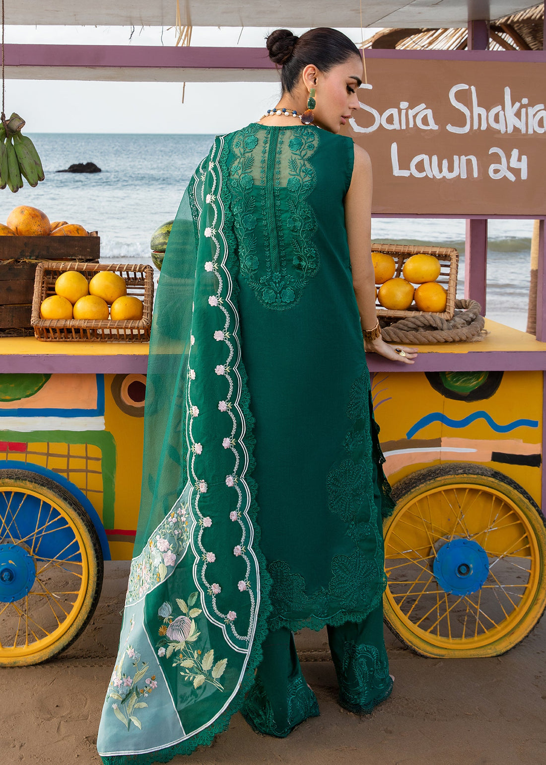 Crimson | Lawn 24 | Ulysses - Seaweed - Khanumjan  Pakistani Clothes and Designer Dresses in UK, USA 