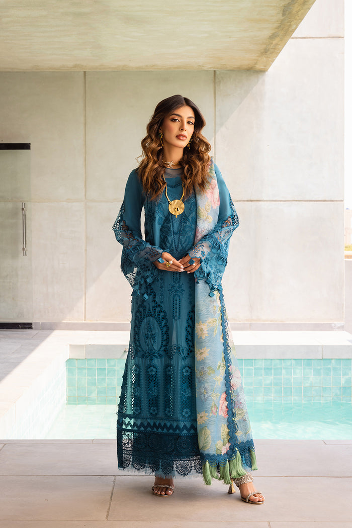 Saira Rizwan | Luxury Lawn 24 | SAPPHIRE - SRLL24-07 - Khanumjan  Pakistani Clothes and Designer Dresses in UK, USA 