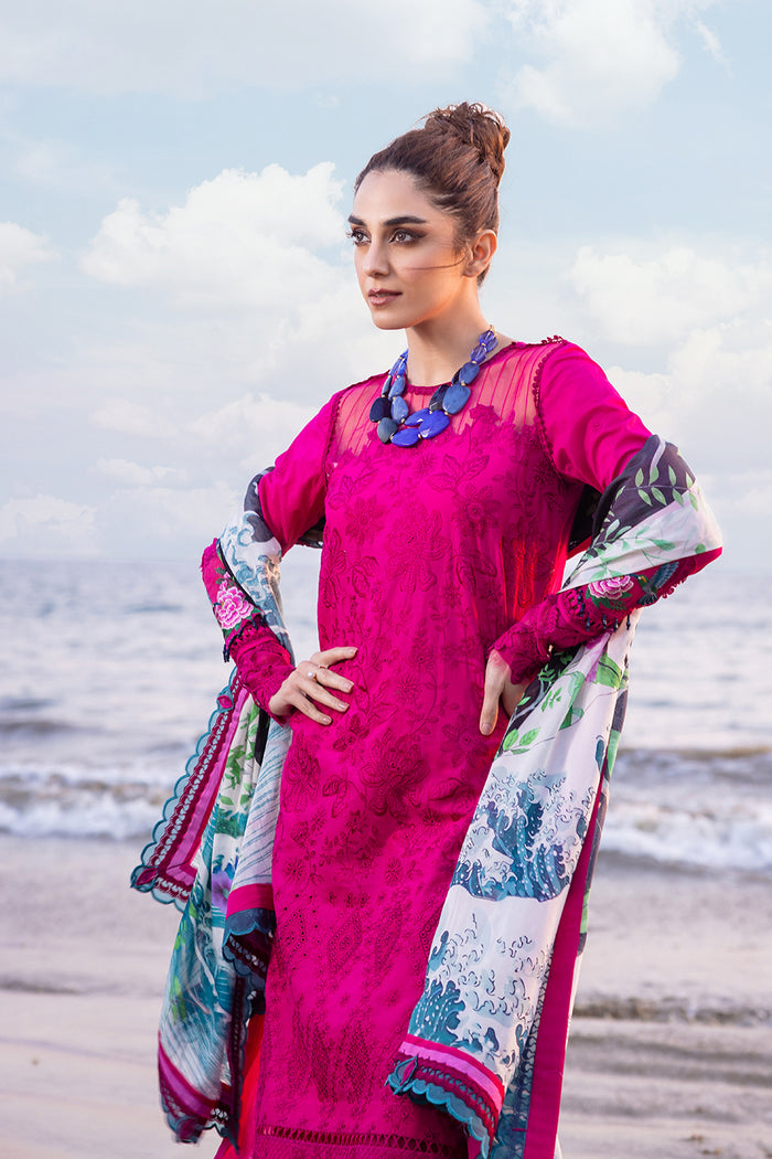 Saira Rizwan | Luxury Lawn 24 | DAMASK - SRLL24-08 - Khanumjan  Pakistani Clothes and Designer Dresses in UK, USA 