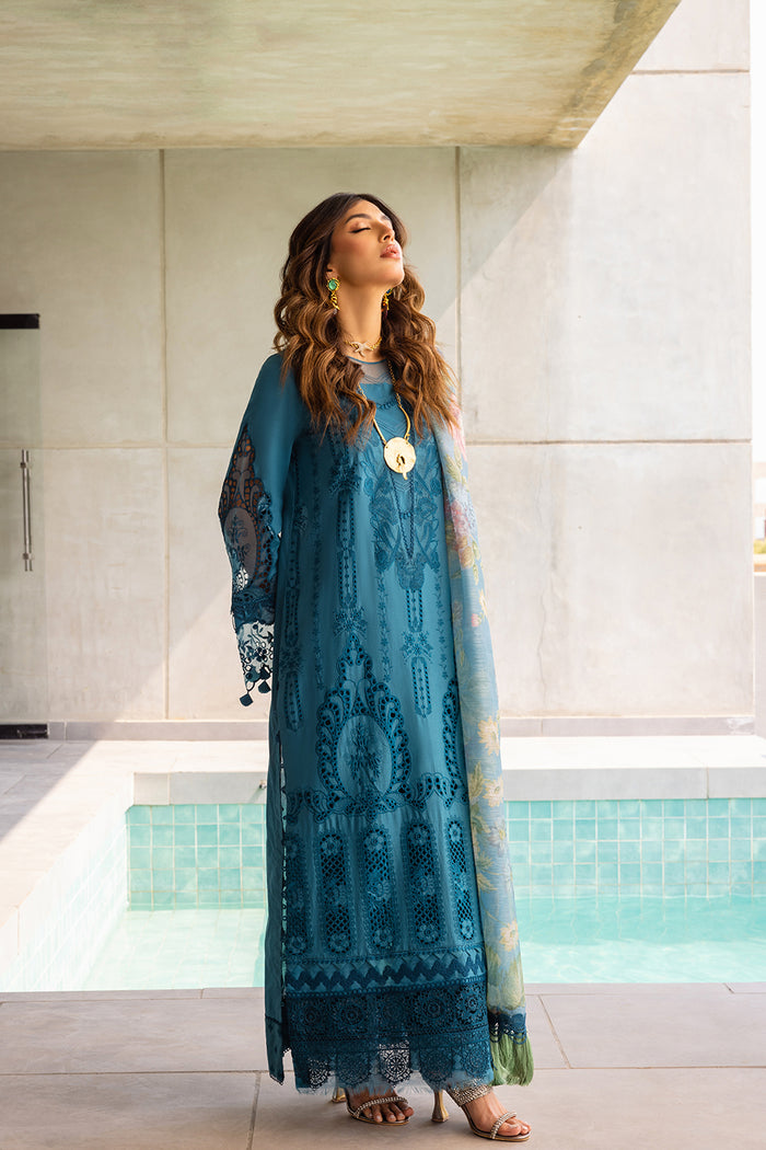 Saira Rizwan | Luxury Lawn 24 | SAPPHIRE - SRLL24-07 - Khanumjan  Pakistani Clothes and Designer Dresses in UK, USA 