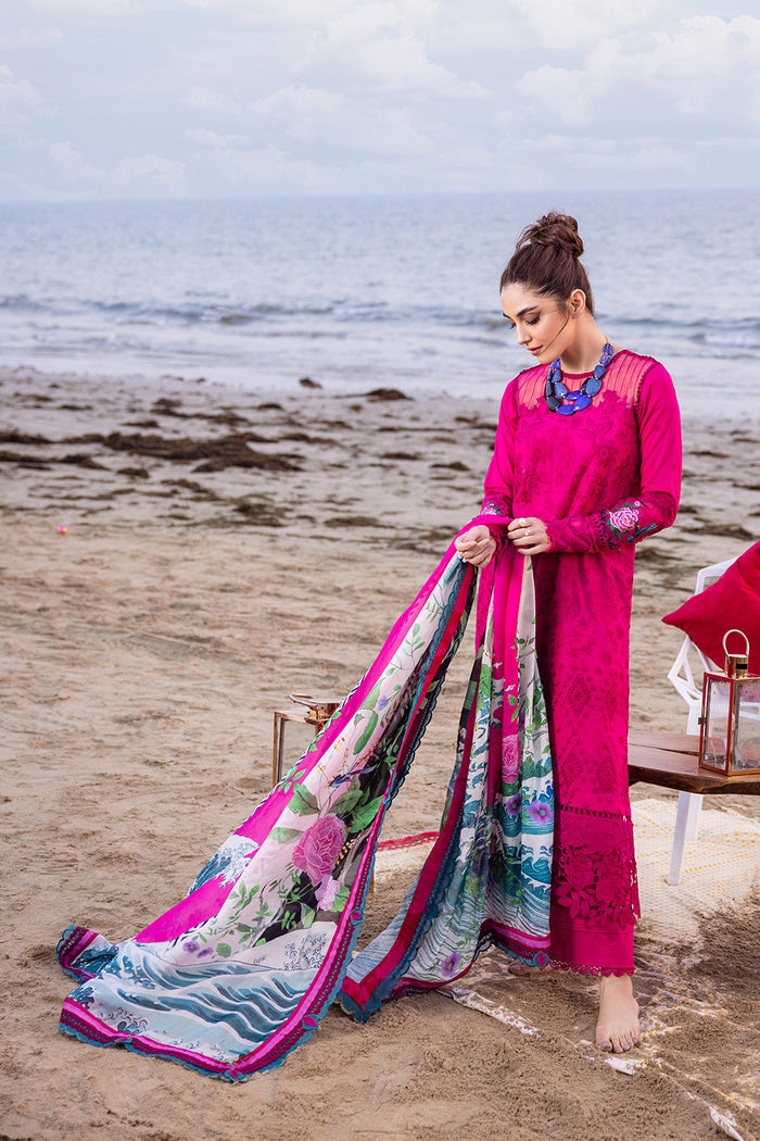 Saira Rizwan | Luxury Lawn 24 | DAMASK - SRLL24-08 - Khanumjan  Pakistani Clothes and Designer Dresses in UK, USA 