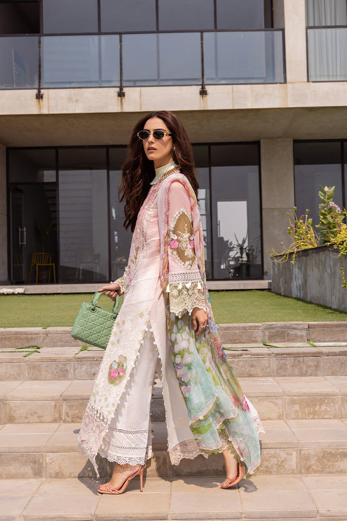 Saira Rizwan | Luxury Lawn 24 | LAUREL - SRLL24-01 - Khanumjan  Pakistani Clothes and Designer Dresses in UK, USA 