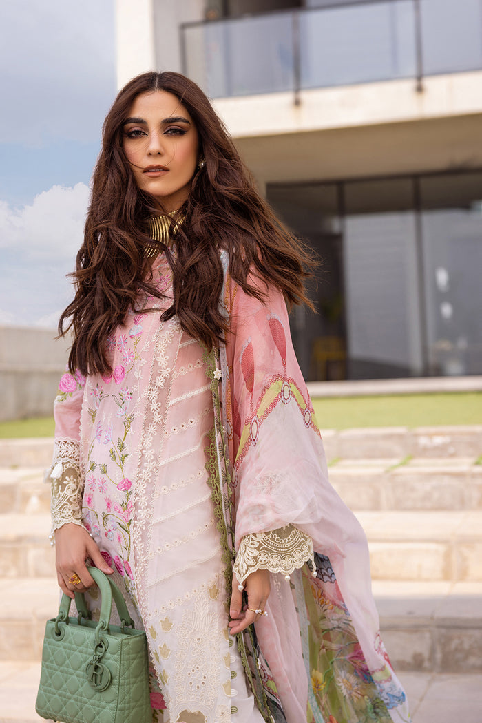 Saira Rizwan | Luxury Lawn 24 | LAUREL - SRLL24-01 - Khanumjan  Pakistani Clothes and Designer Dresses in UK, USA 