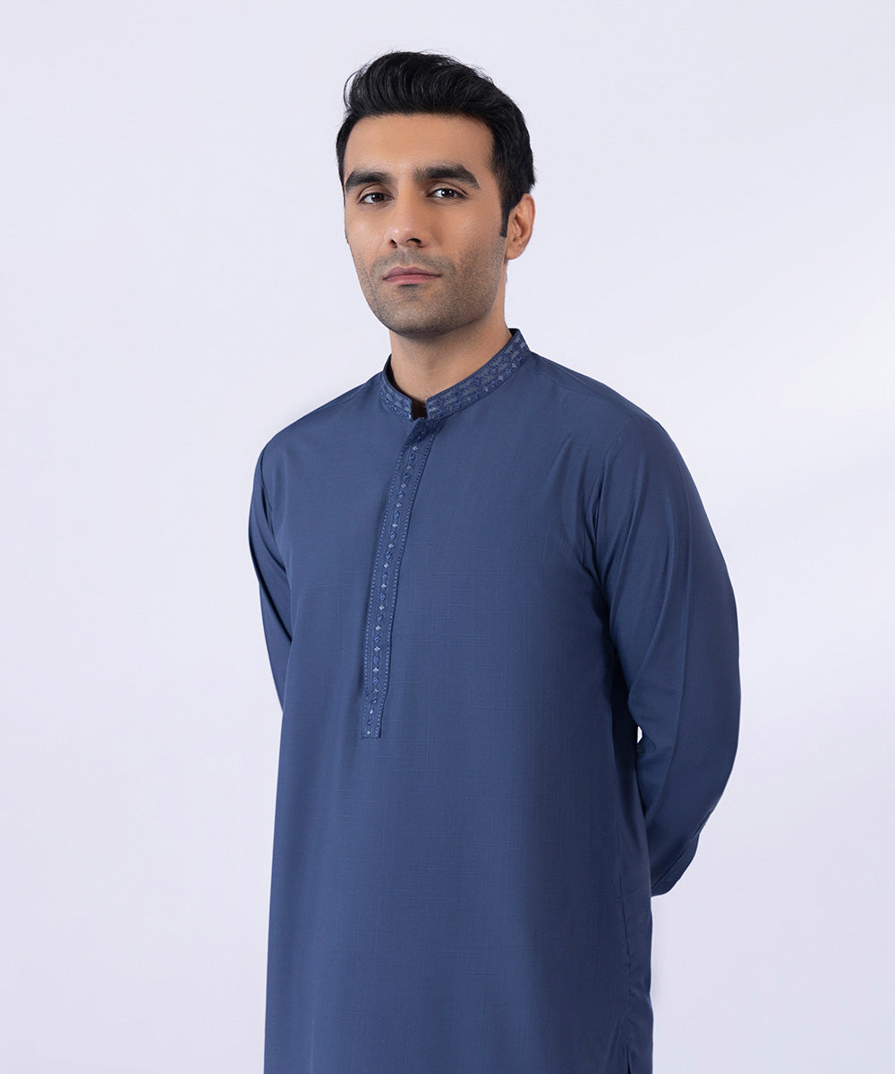 Pakistani Menswear | Sapphire | EMBROIDERED WASH & WEAR SUIT - Khanumjan  Pakistani Clothes and Designer Dresses in UK, USA 