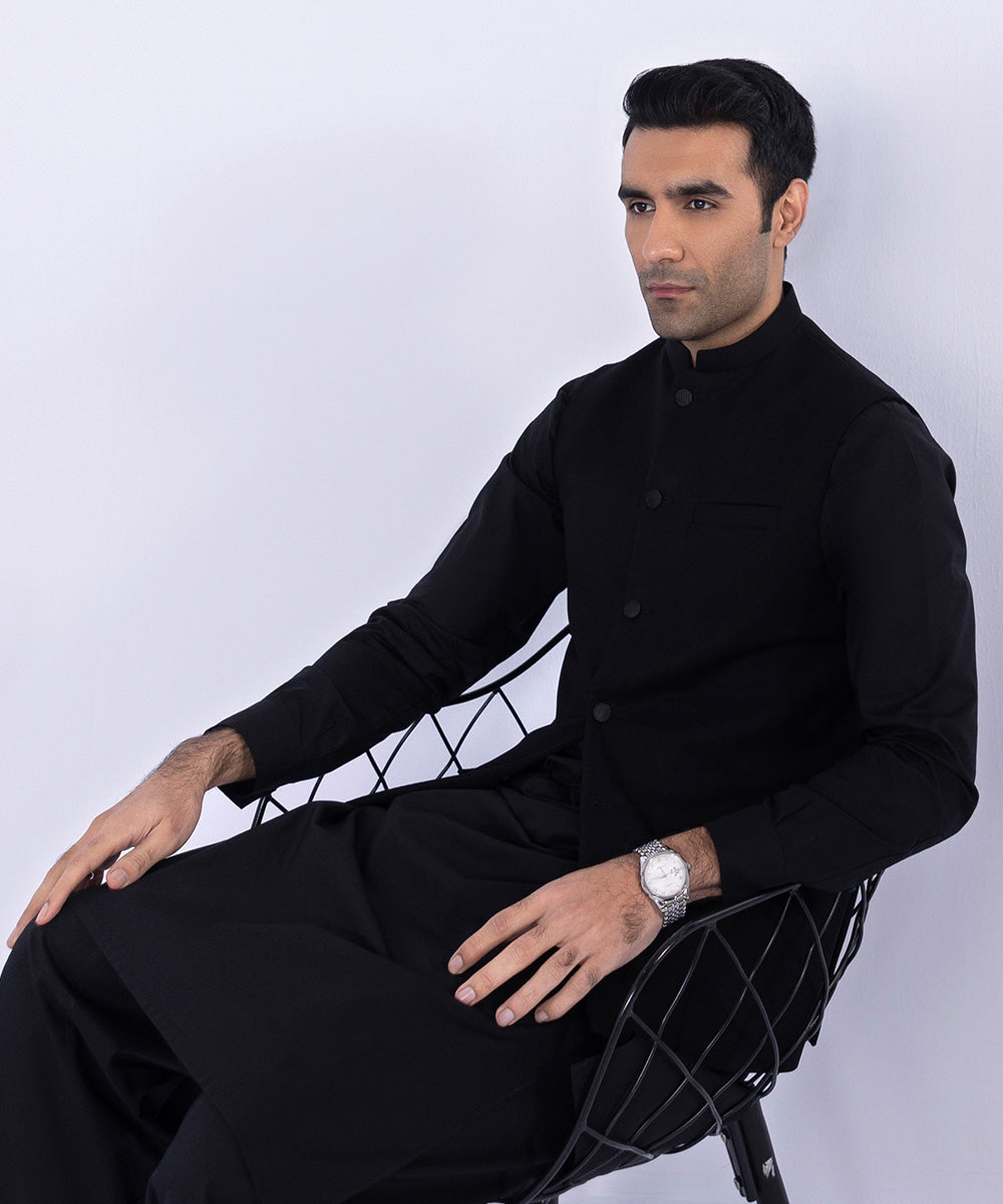 Pakistani Menswear | Sapphire | TROPICAL FABRIC WAISTCOAT - Khanumjan  Pakistani Clothes and Designer Dresses in UK, USA 