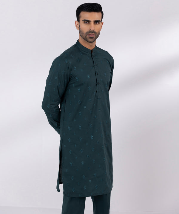 Pakistani Menswear | Sapphire | SCHIFFLI EMBROIDERED COTTON SUIT - Khanumjan  Pakistani Clothes and Designer Dresses in UK, USA 