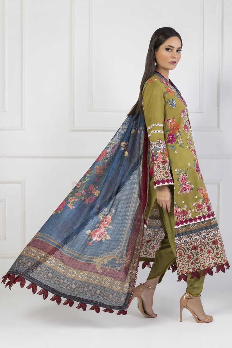 Shamaeel Ansari | Lawn 24 | LV116 - Khanumjan  Pakistani Clothes and Designer Dresses in UK, USA 