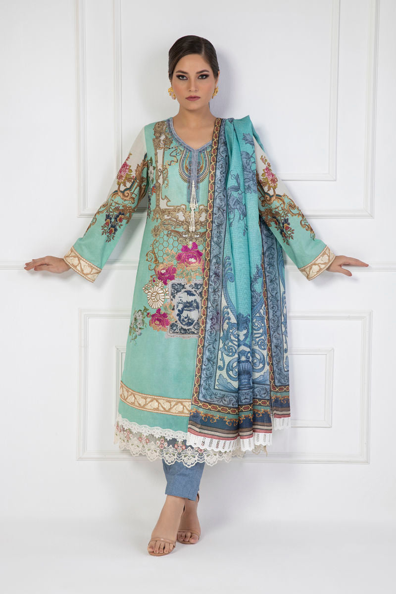 Shamaeel Ansari | Lawn 24 | LV112 - Khanumjan  Pakistani Clothes and Designer Dresses in UK, USA 