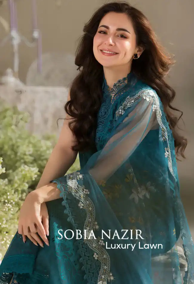 sobia nazir luxury lawn Pakistani designer clothes uk