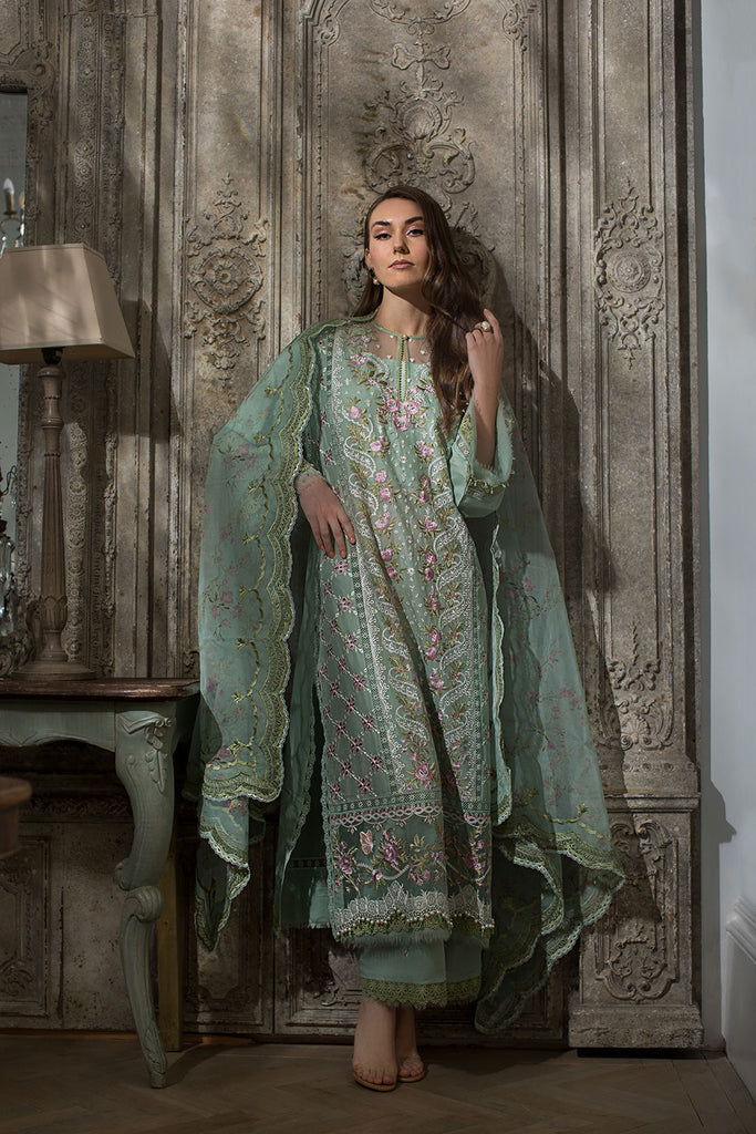 Sobia Nazir | Luxury Lawn 24 | DESIGN 1A - Khanumjan  Pakistani Clothes and Designer Dresses in UK, USA 