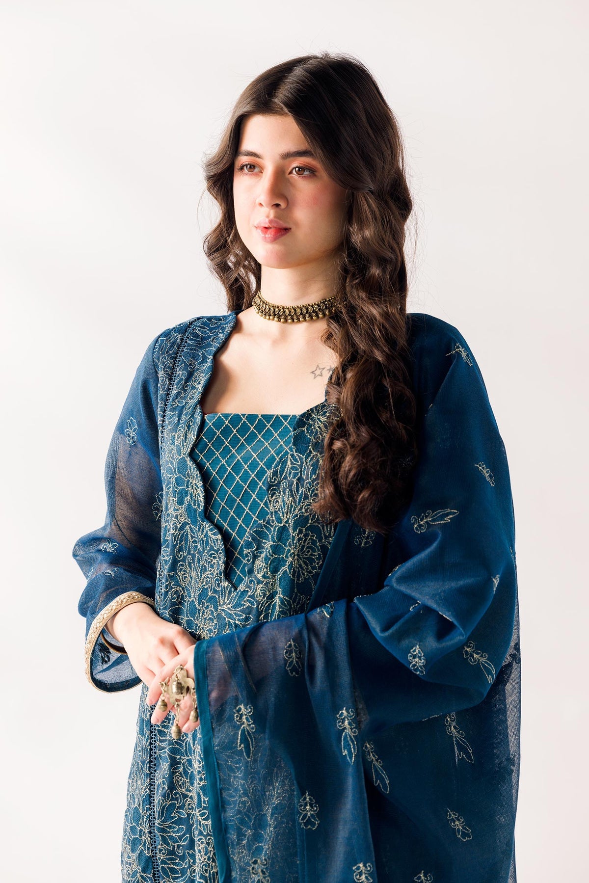 TaanaBaana | Luxe Line | F0387B - Khanumjan  Pakistani Clothes and Designer Dresses in UK, USA 