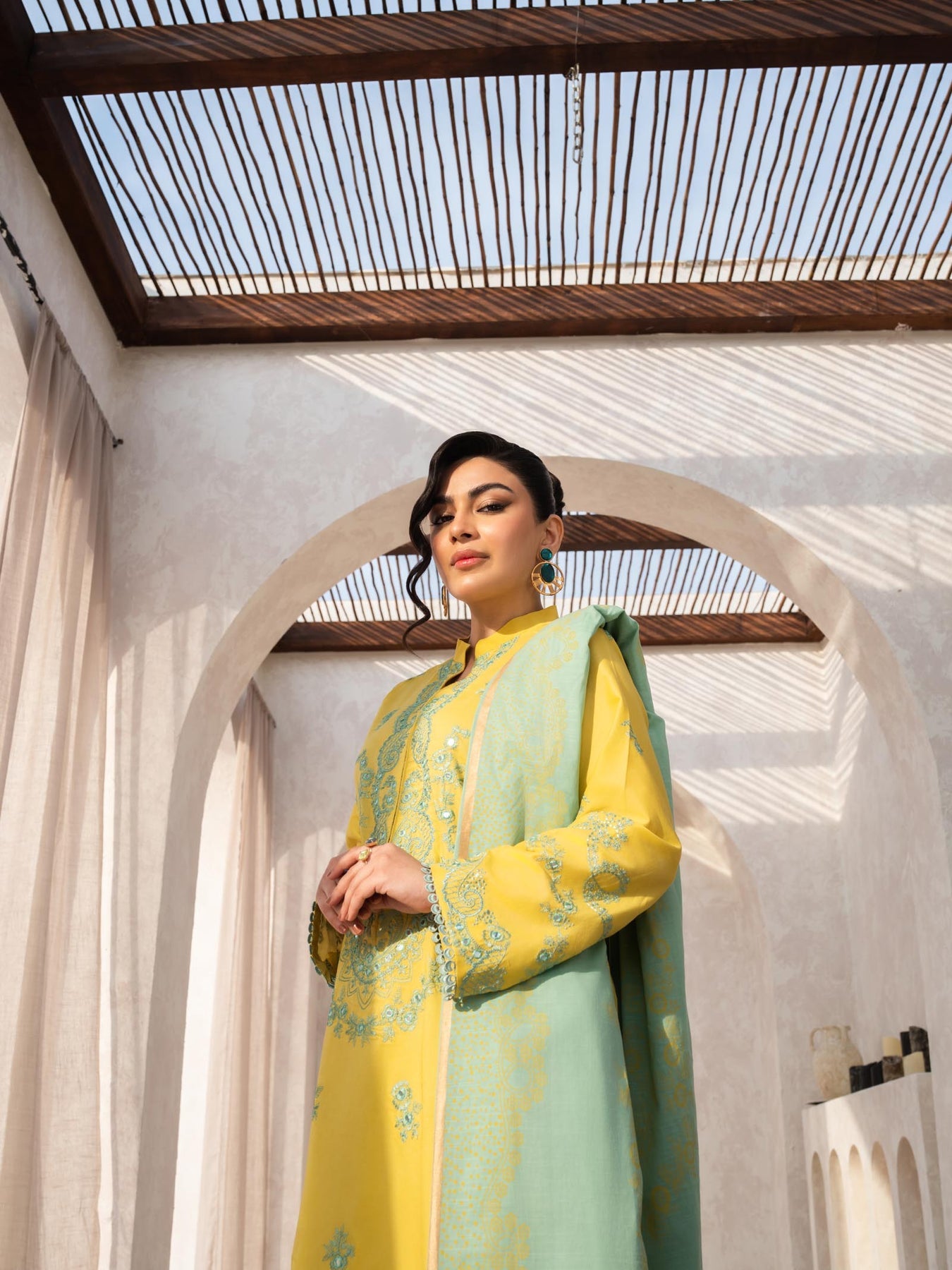Taanabaana | Mem Saab Collection | M3249 - Khanumjan  Pakistani Clothes and Designer Dresses in UK, USA 