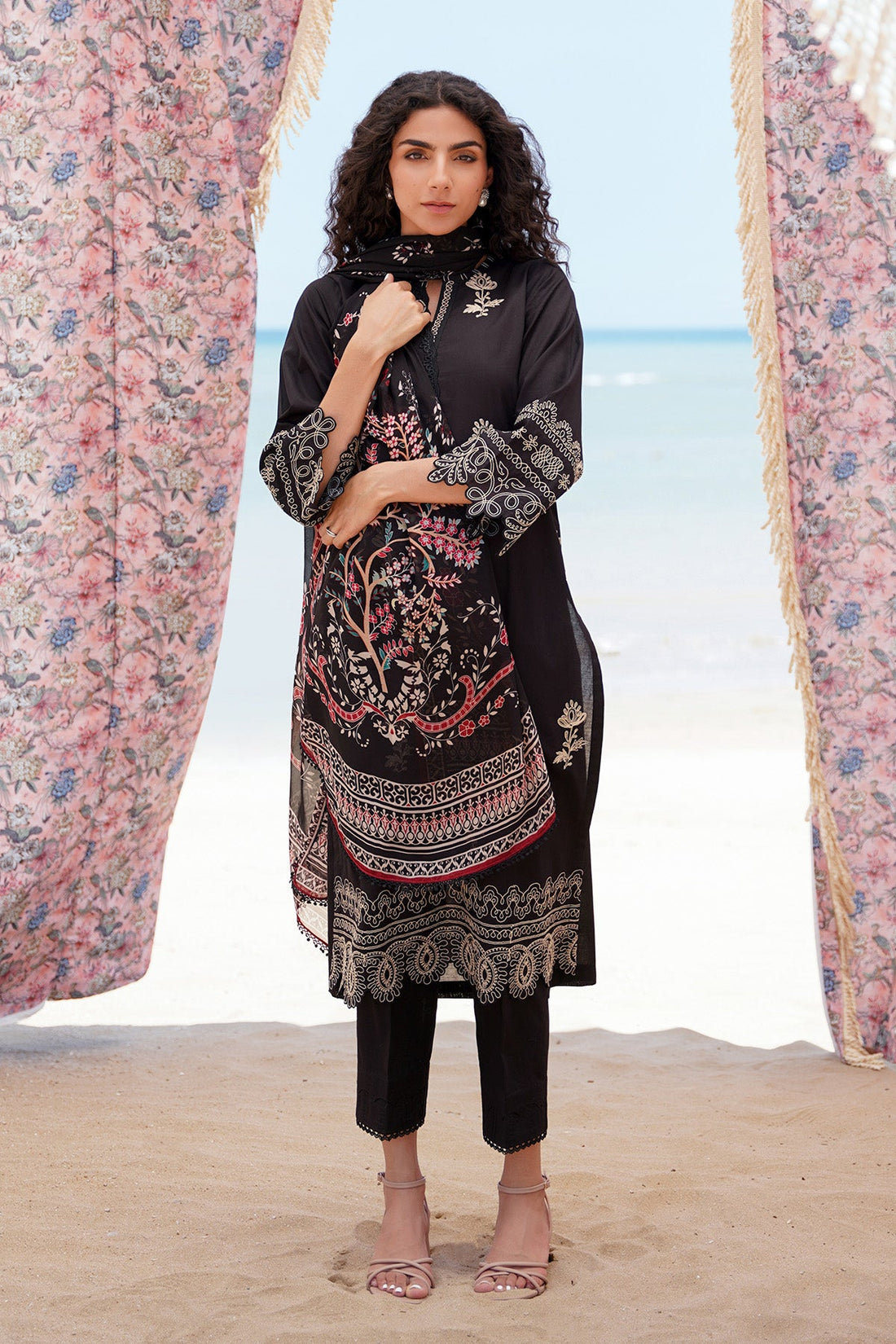 Sahar | Festive Stitched Vol 2 | D01 - Khanumjan  Pakistani Clothes and Designer Dresses in UK, USA 