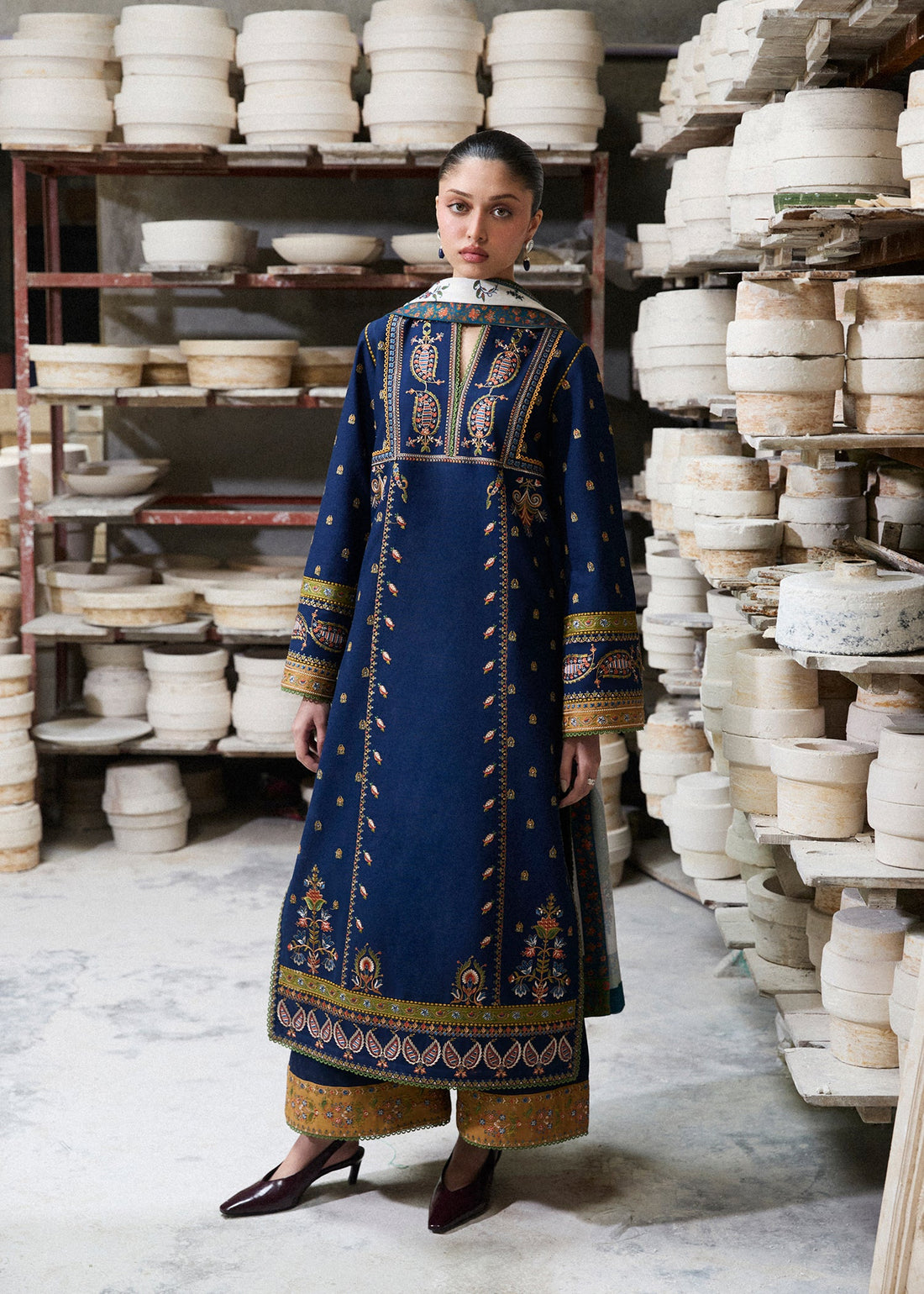 hussain rehar blue dress Hussain Rehar
